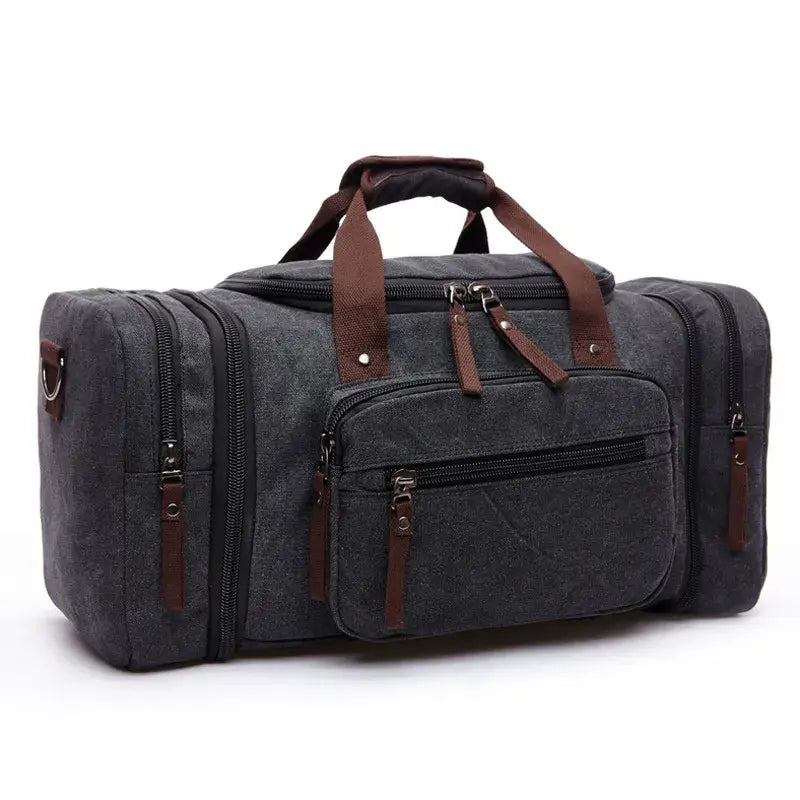 Stylish Markroyal Canvas Large Capacity Hand Carry Gym and Travel Duffle Bag