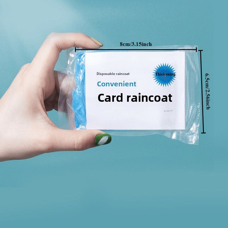 20/30/40pcs Universal Compressed Raincoat