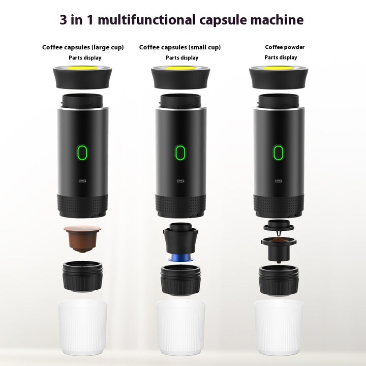 2-in-1 Portable Italian Espresso Machine Espresso Coffee Maker
