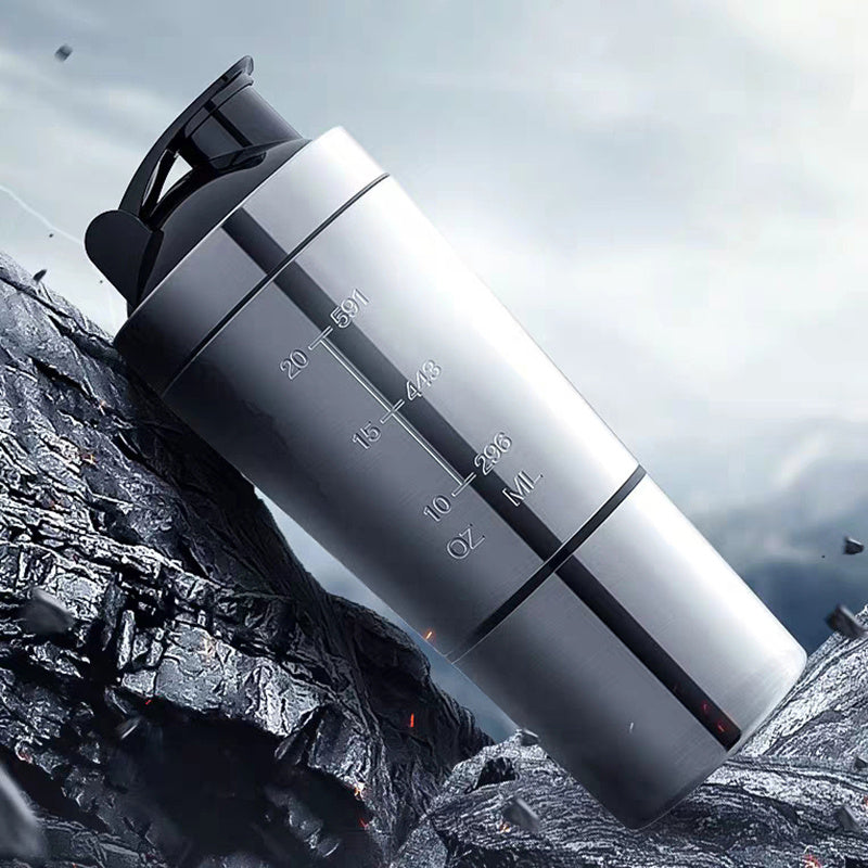 New Stainless Steel Cup Vacuum Mixer Outdoor Drink Kettle