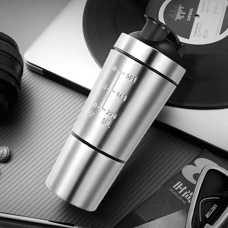 New Stainless Steel Cup Vacuum Mixer Outdoor Drink Kettle