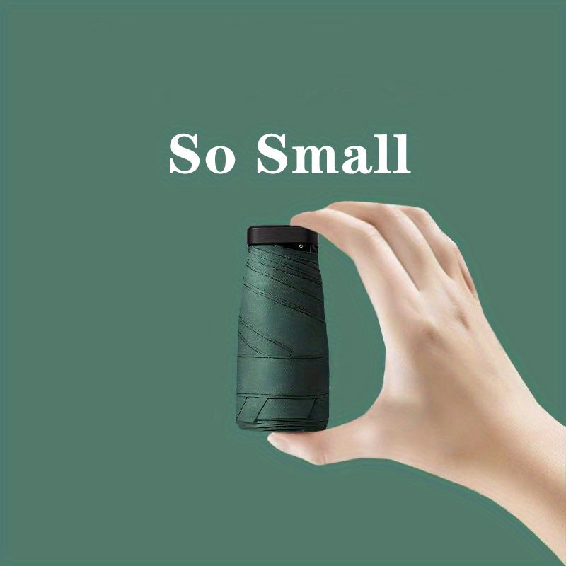 A mini sun umbrella, compact and portable pocket umbrella