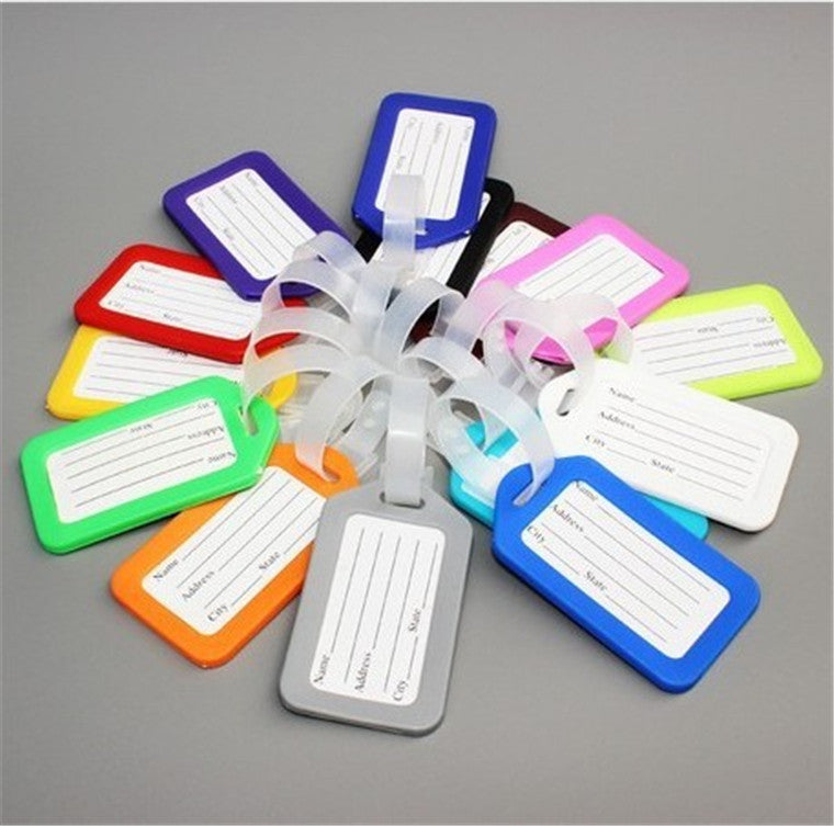 Plastic Airplane Luggage Tag Boarding Tag