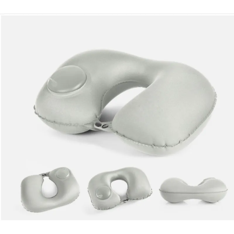 1pc Travel Pillows Airplanes Inflatable Super Light Portable Neck Pillow