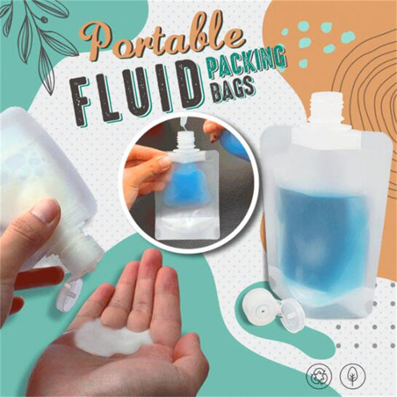 Travel Emulsion Packing Bags Cosmetic Nozzle Bag