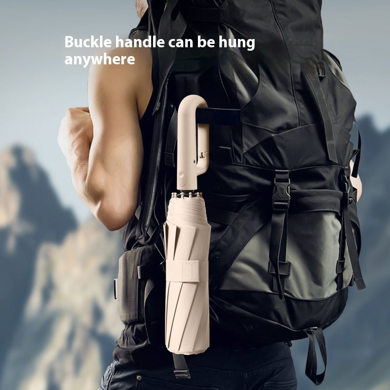 Fully Automatic Buckle Rain And Light Dual-use Sunscreen Umbrella