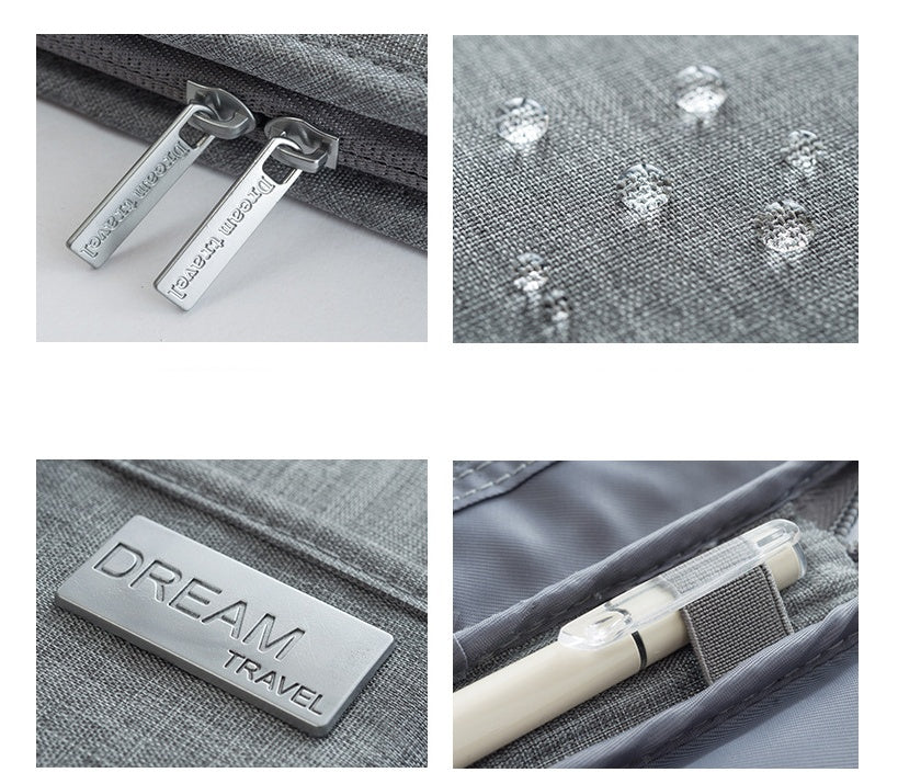 Travel Wallet Family Passport Holder Multi-pockets Waterproof Document Case