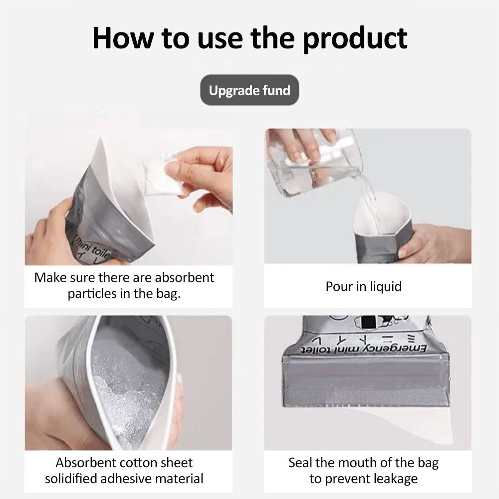 Buy Portable and Compact Emergency Leak-Proof Urine Bag for Travel