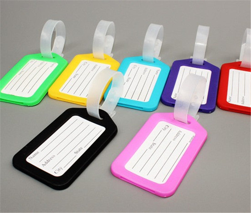 Plastic Airplane Luggage Tag Boarding Tag