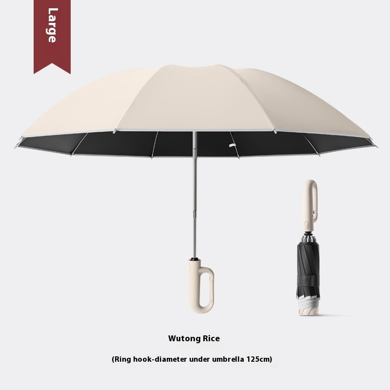 Fully Automatic Buckle Rain And Light Dual-use Sunscreen Umbrella
