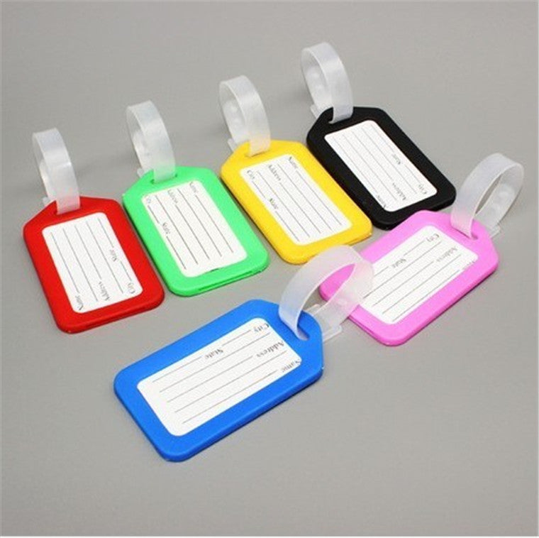 Plastic Airplane Luggage Tag Boarding Tag