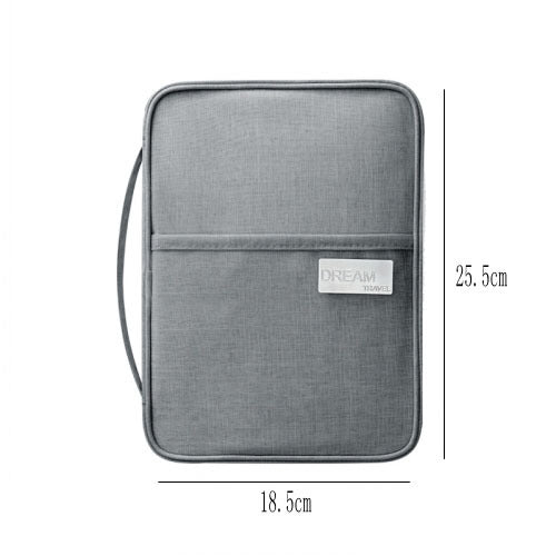Travel Wallet Family Passport Holder Multi-pockets Waterproof Document Case