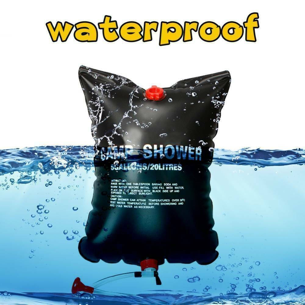 Portable and Lightweight Easy to Fill Outdoor Camp Shower Bag for Travel