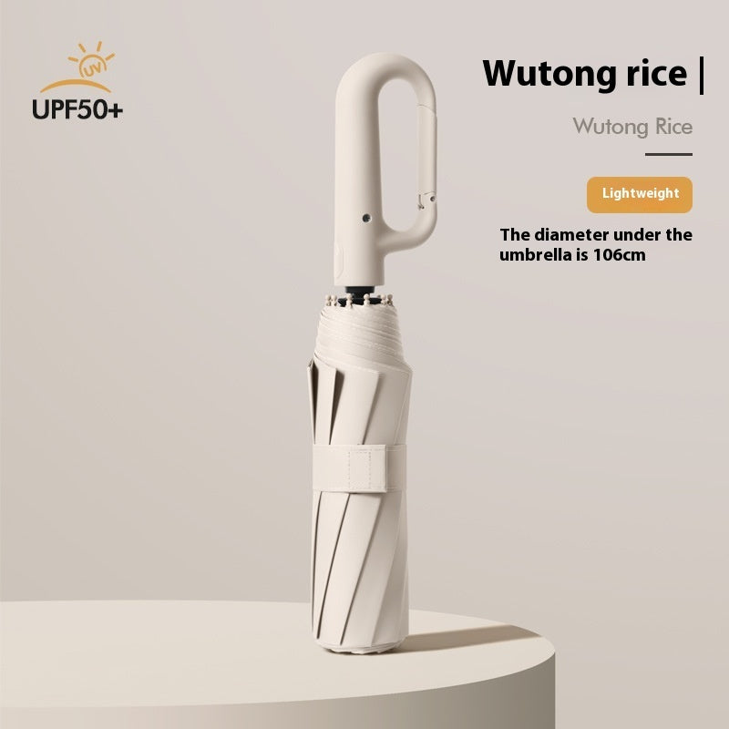 Fully Automatic Buckle Rain And Light Dual-use Sunscreen Umbrella