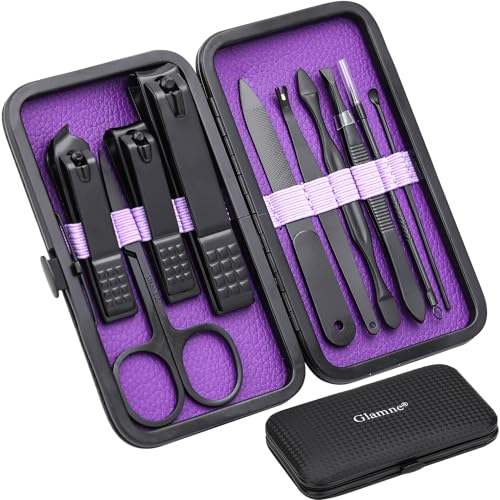 Glamne Manicure Set Nail Clippers Kit Professional Stainless Steel