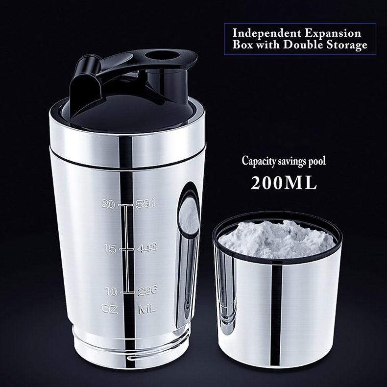 New Stainless Steel Cup Vacuum Mixer Outdoor Drink Kettle