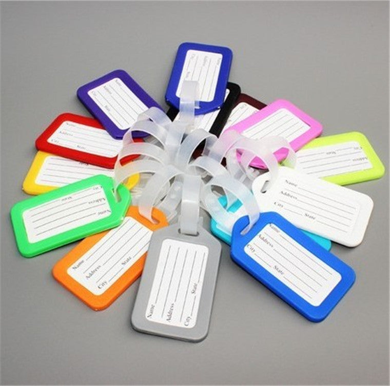 Plastic Airplane Luggage Tag Boarding Tag