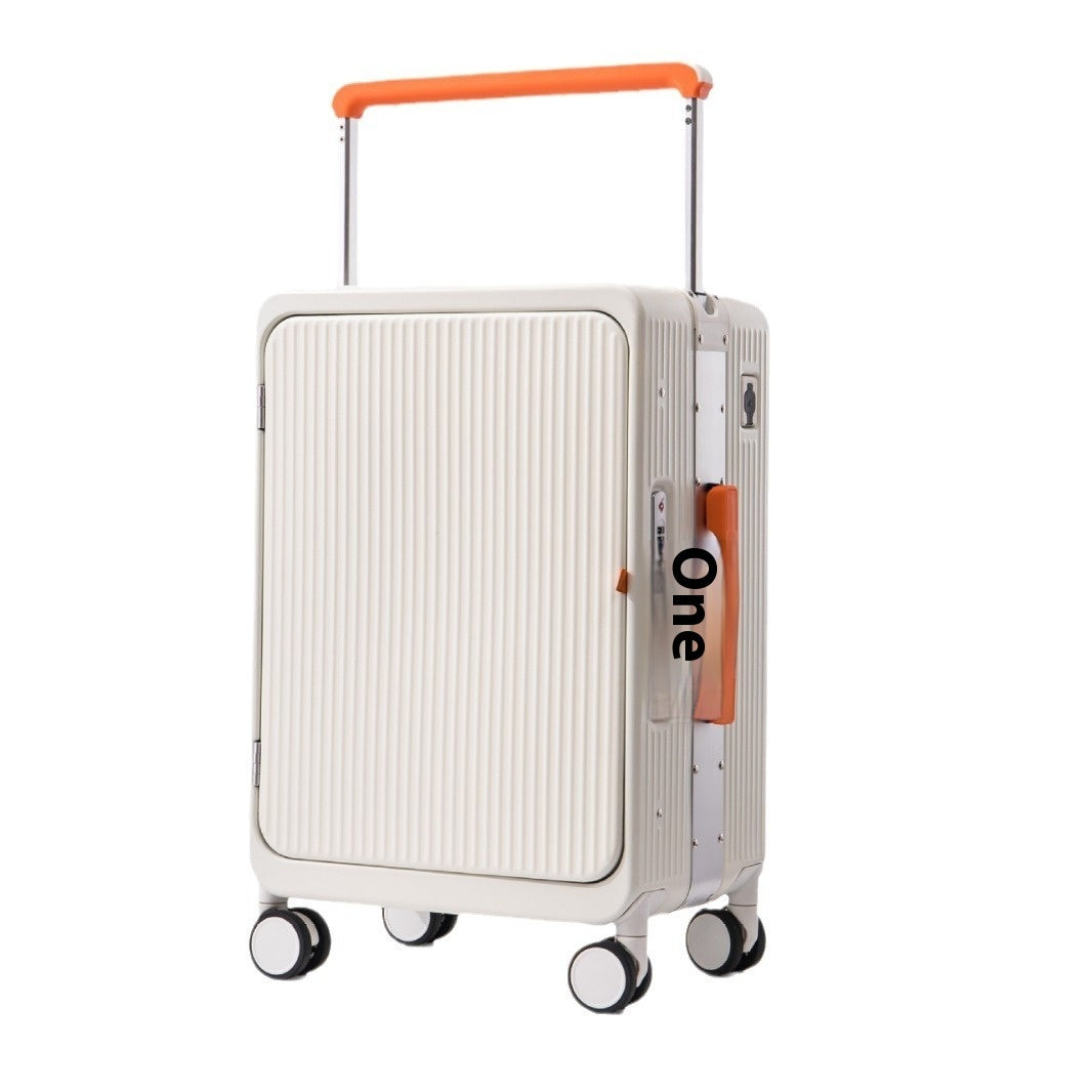 Mixi Wide Handle Travel Luggage Suitcase Rolling Spinner Wheels