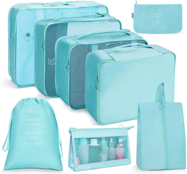 Durable Polyester Packing Cubes with Inspirational Quotes