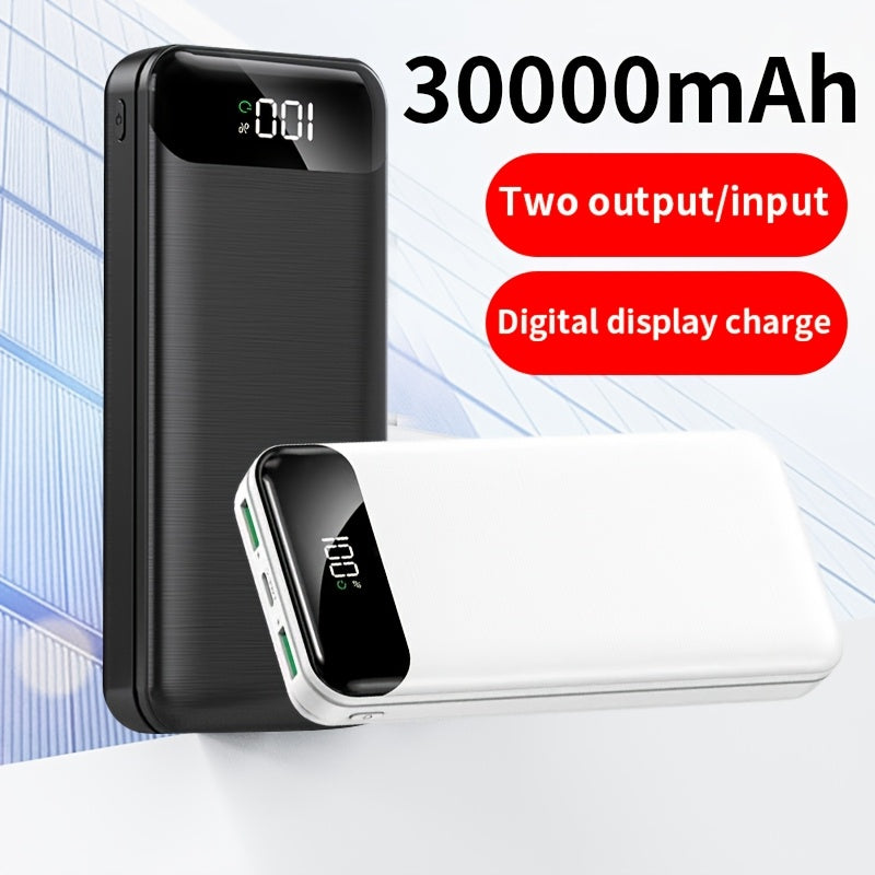 Slim and Fast 30000mah Power Bank External Phone Battery for Smartphones and Tablets