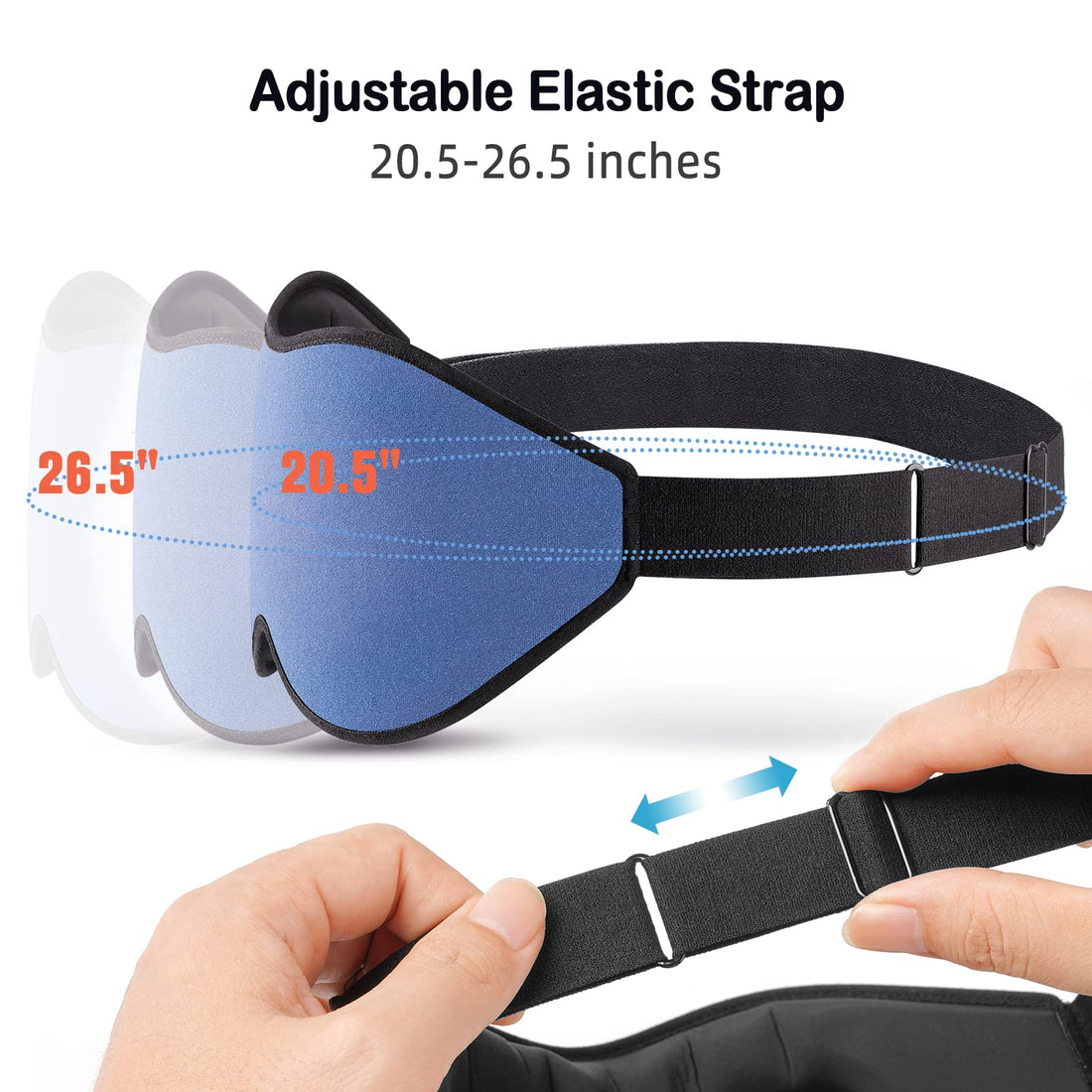 LitBear Sleep Mask for Side Sleeper For Travel