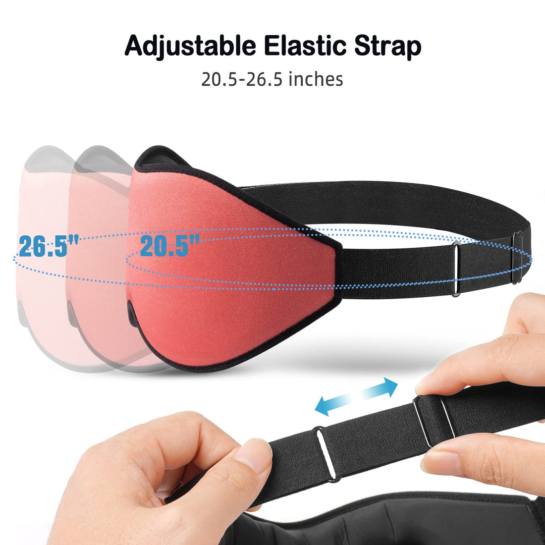 LitBear Sleep Mask for Side Sleeper For Travel