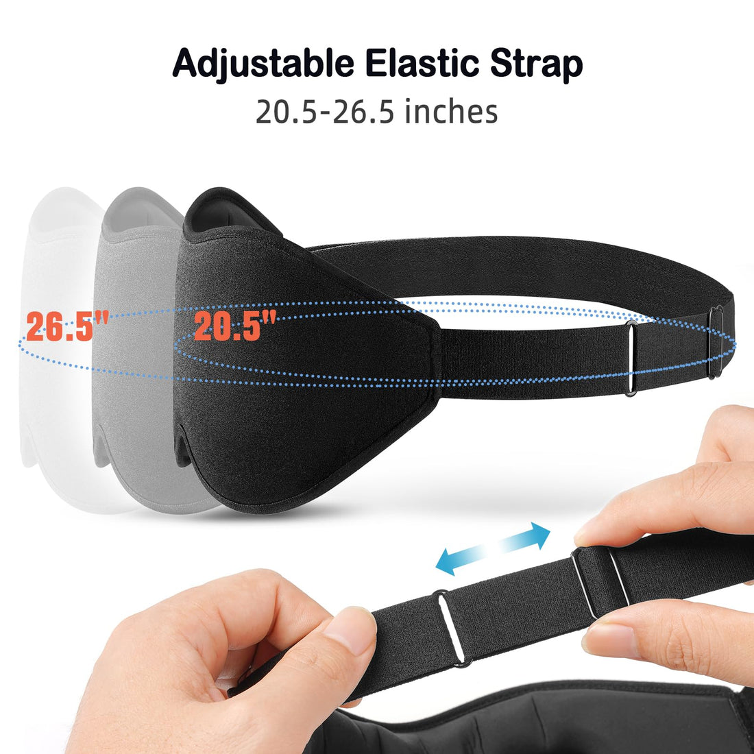 LitBear Sleep Mask for Side Sleeper For Travel