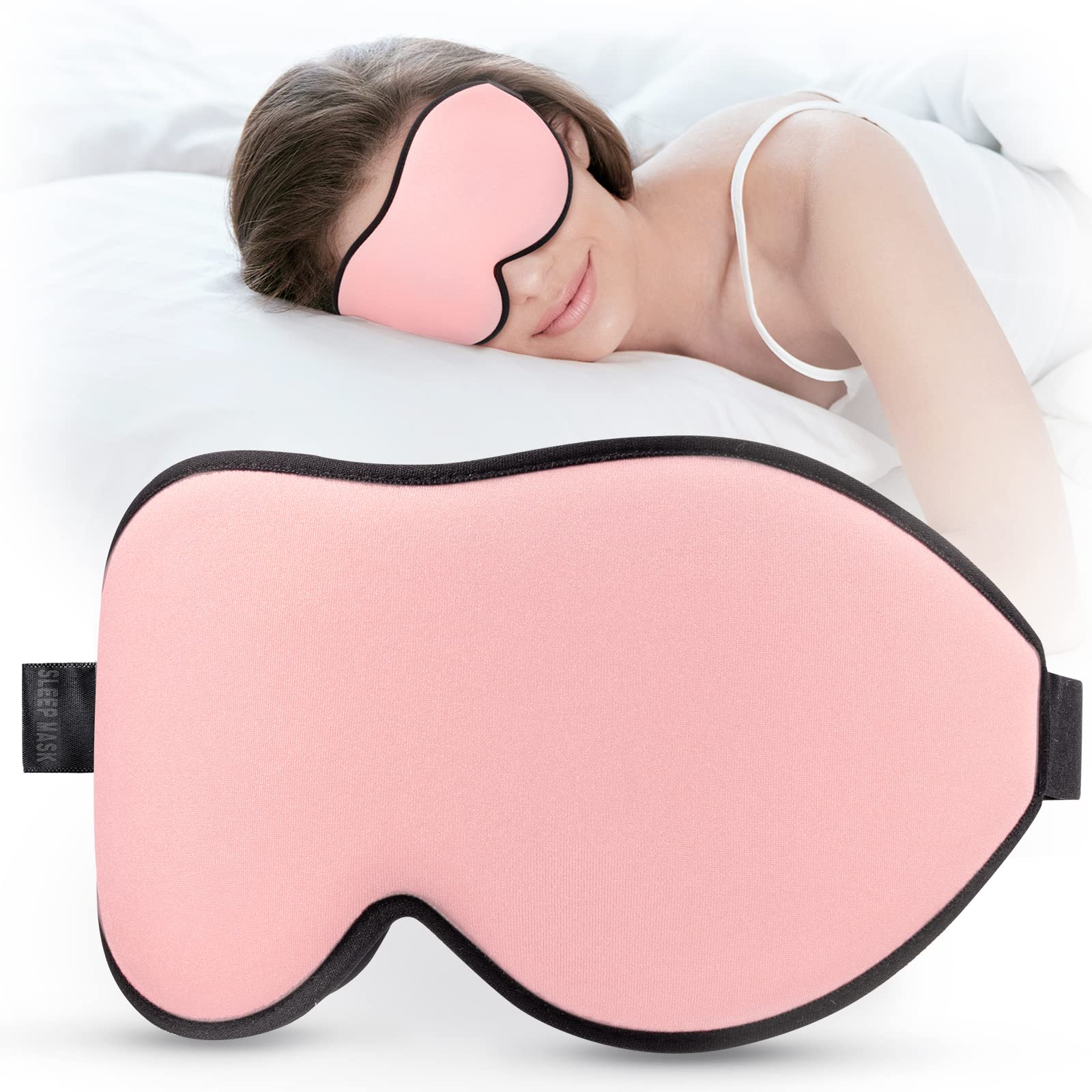 LitBear Sleep Mask for Side Sleeper For Travel