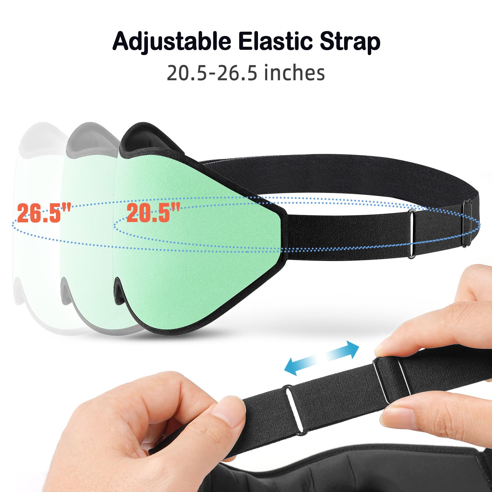 LitBear Sleep Mask for Side Sleeper For Travel