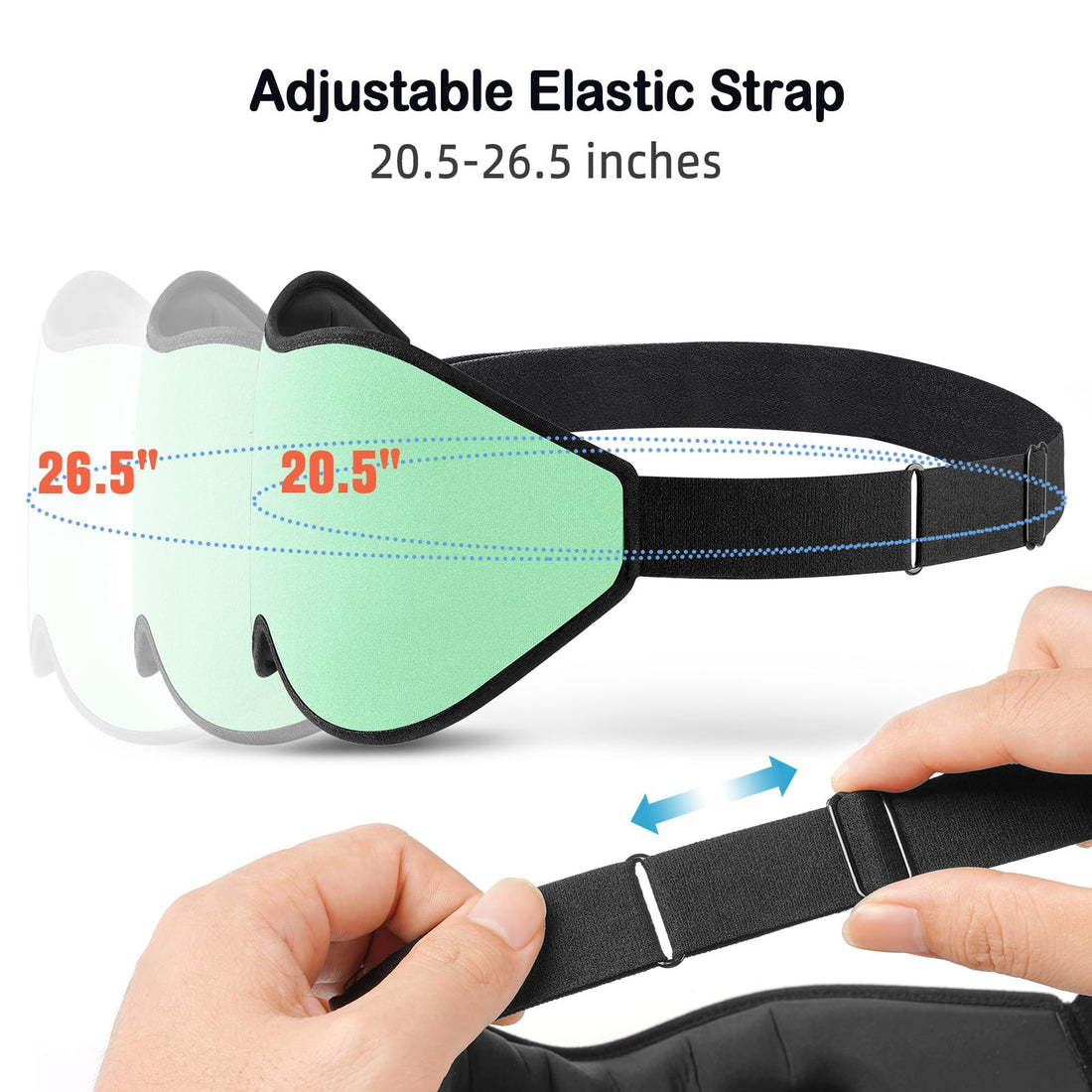 LitBear Sleep Mask for Side Sleeper For Travel