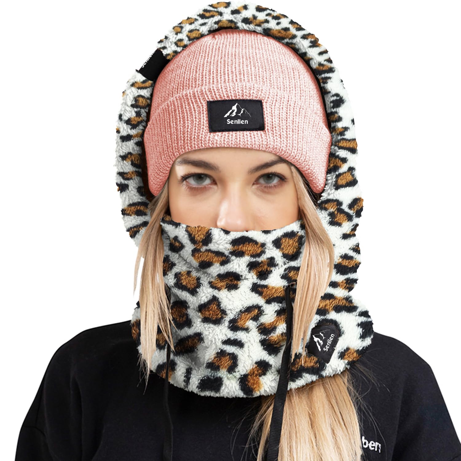 Senllen Balaclava Cold Weather Fleece Windproof Ski Mask