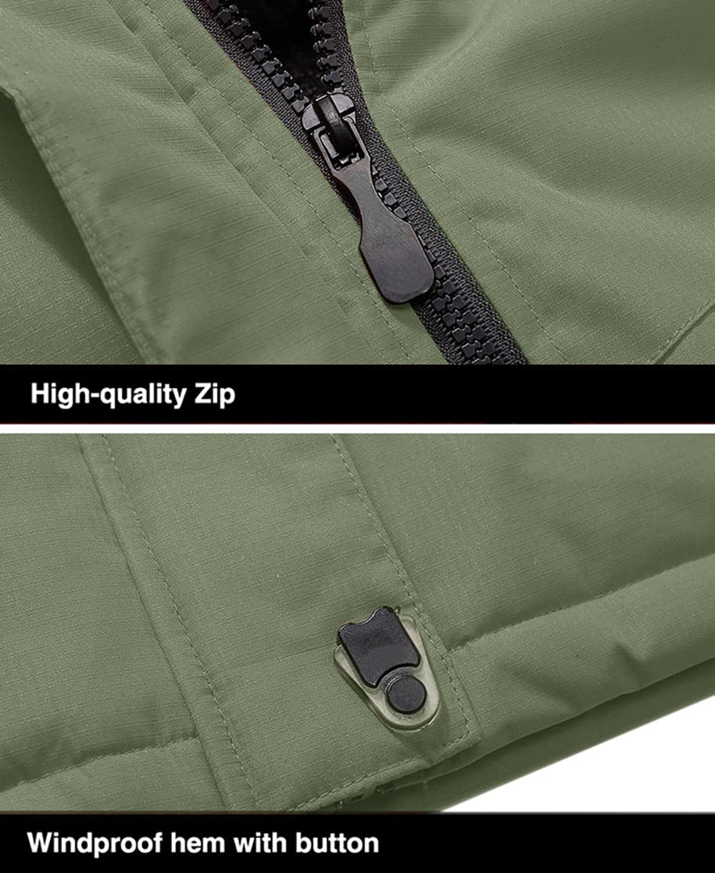 MAGCOMSEN Men's Winter Coats Snow Jacket