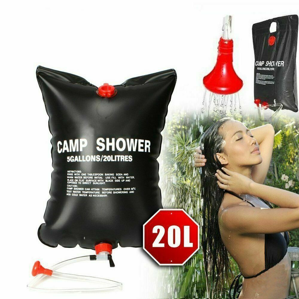 Portable and Lightweight Easy to Fill Outdoor Camp Shower Bag for Travel