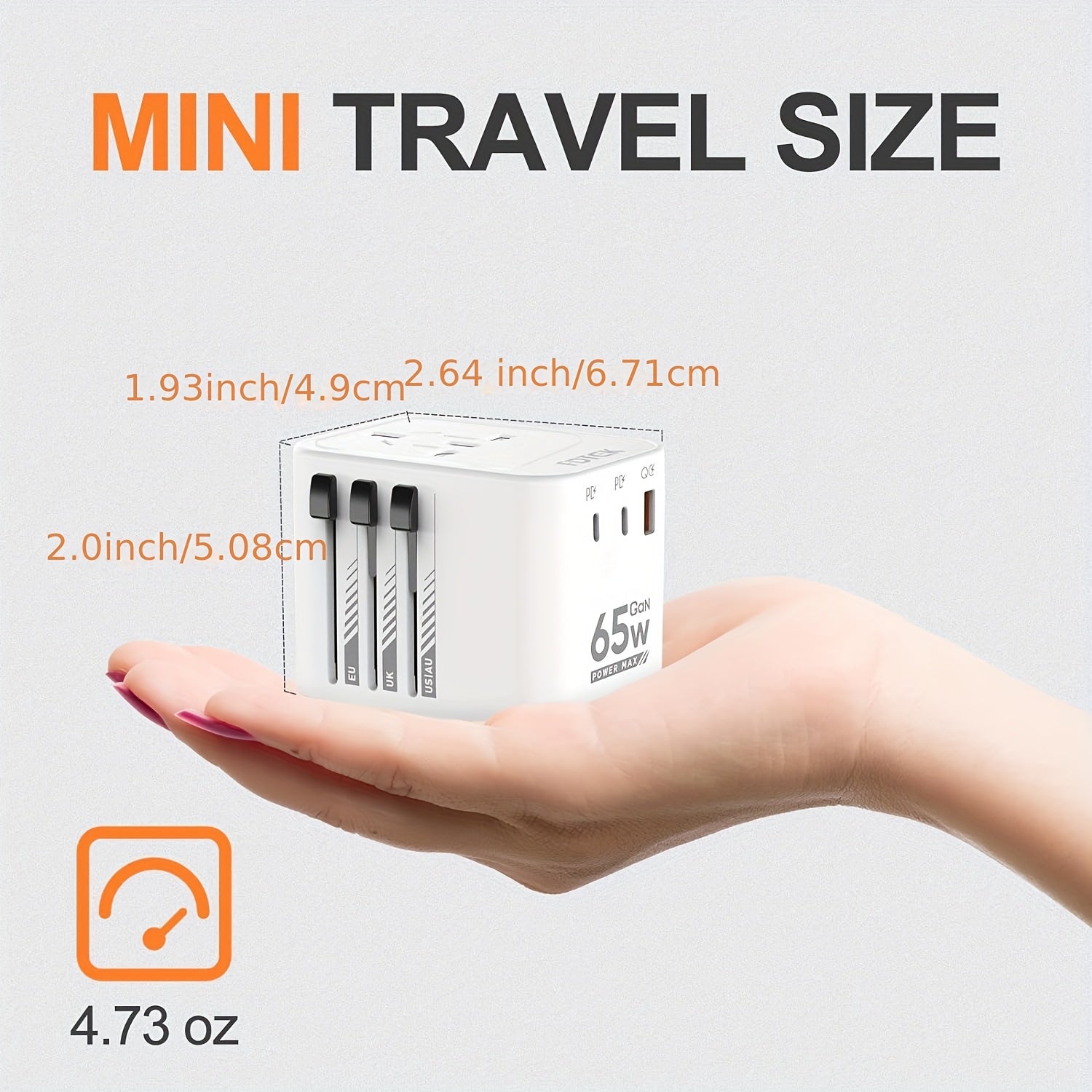 65W Universal Travel Adapter