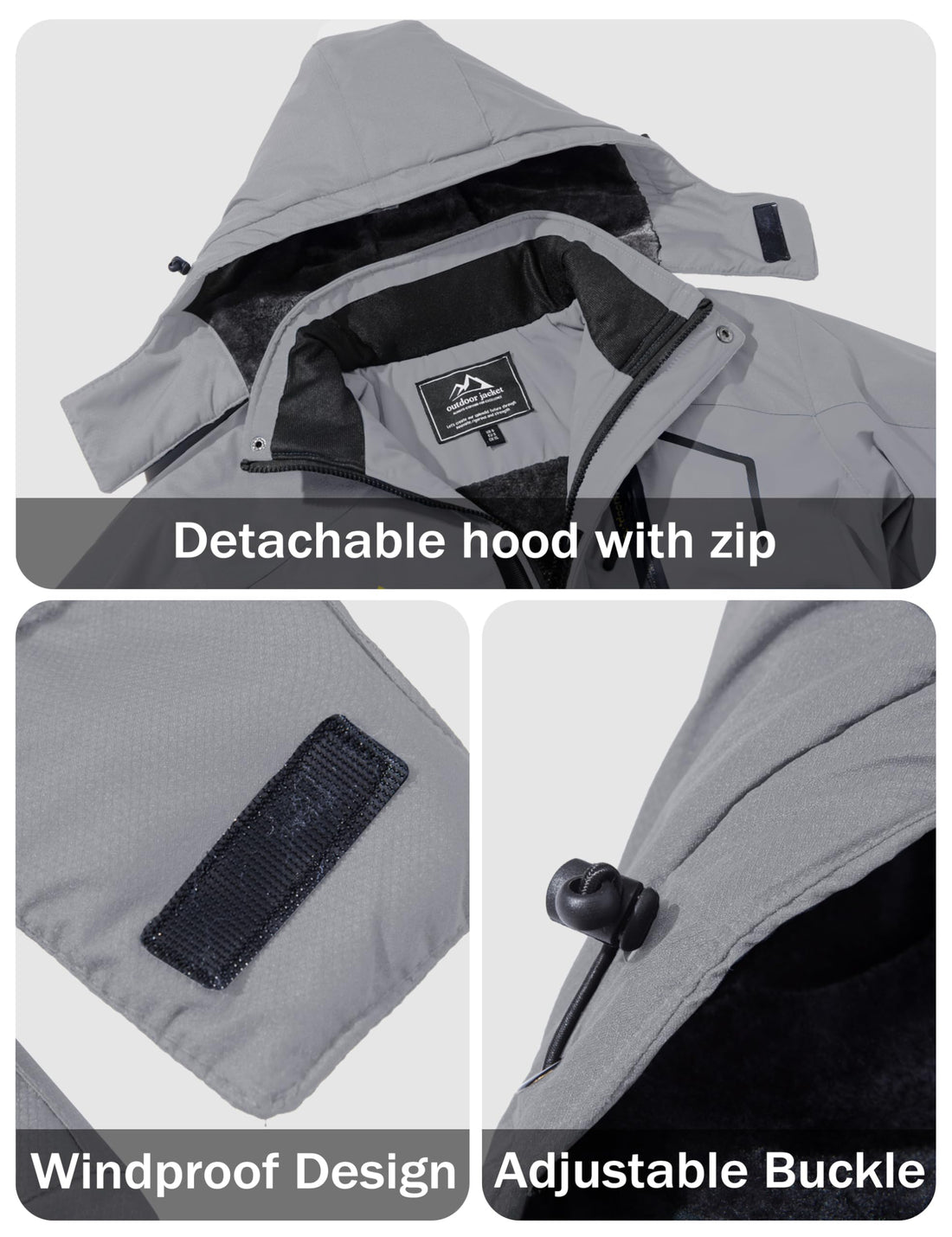 MAGCOMSEN Men's Winter Coats Snow Jacket