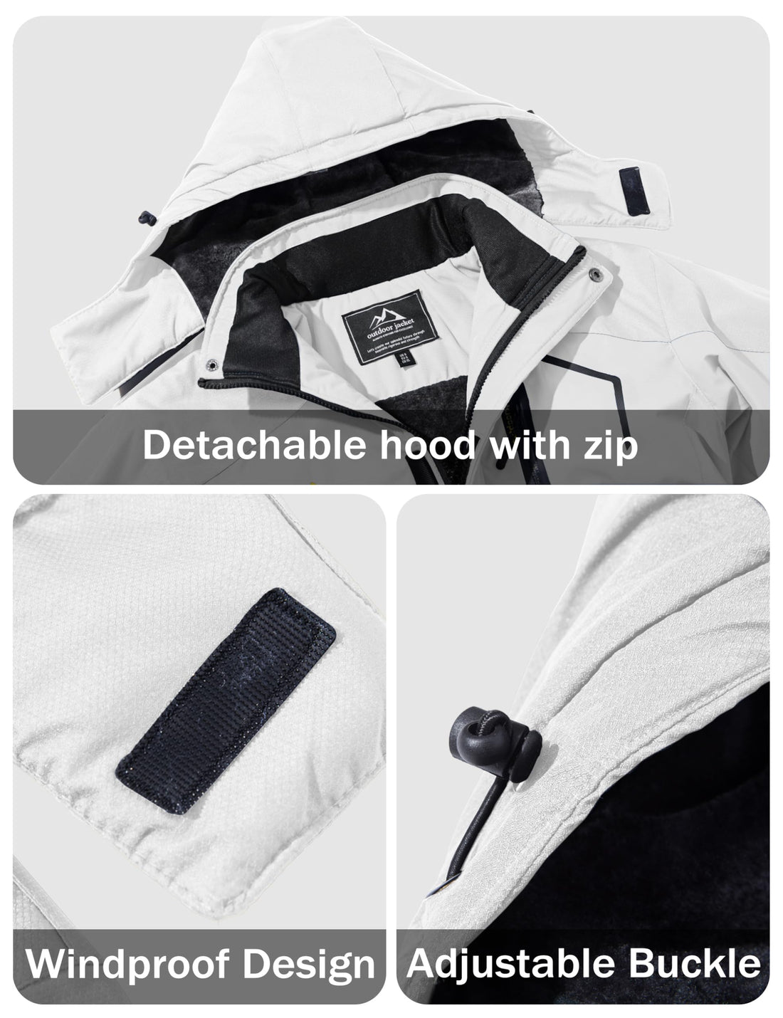 MAGCOMSEN Men's Winter Coats Snow Jacket