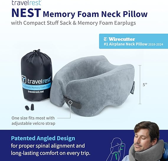 TRAVELREST Nest Neck Pillow Travel Essentials