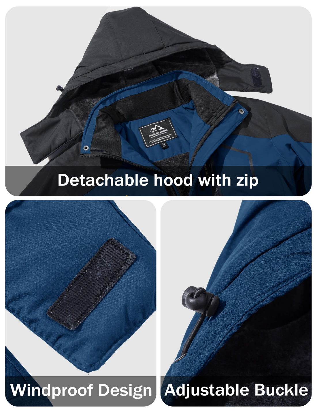 MAGCOMSEN Men's Winter Coats Snow Jacket