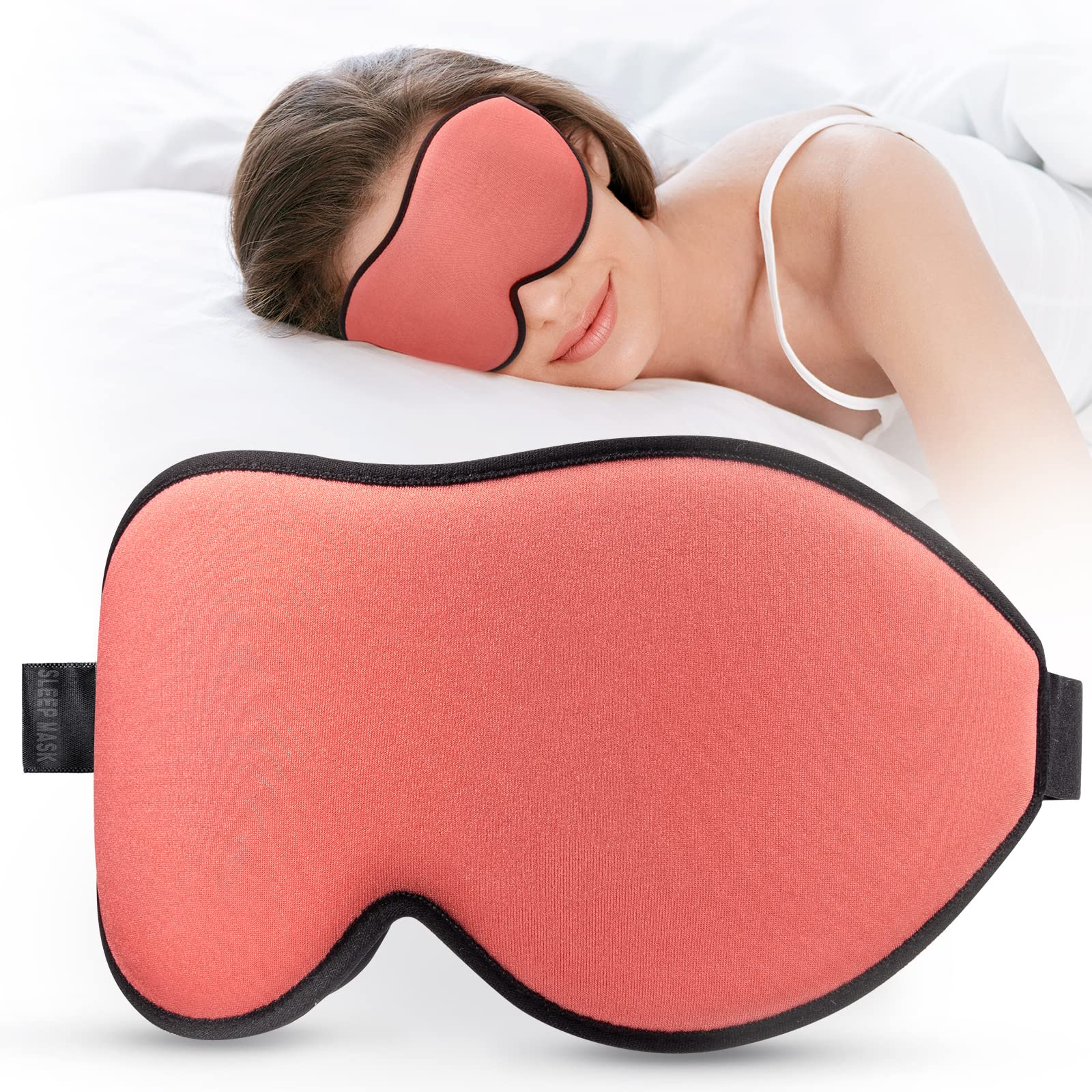 LitBear Sleep Mask for Side Sleeper For Travel