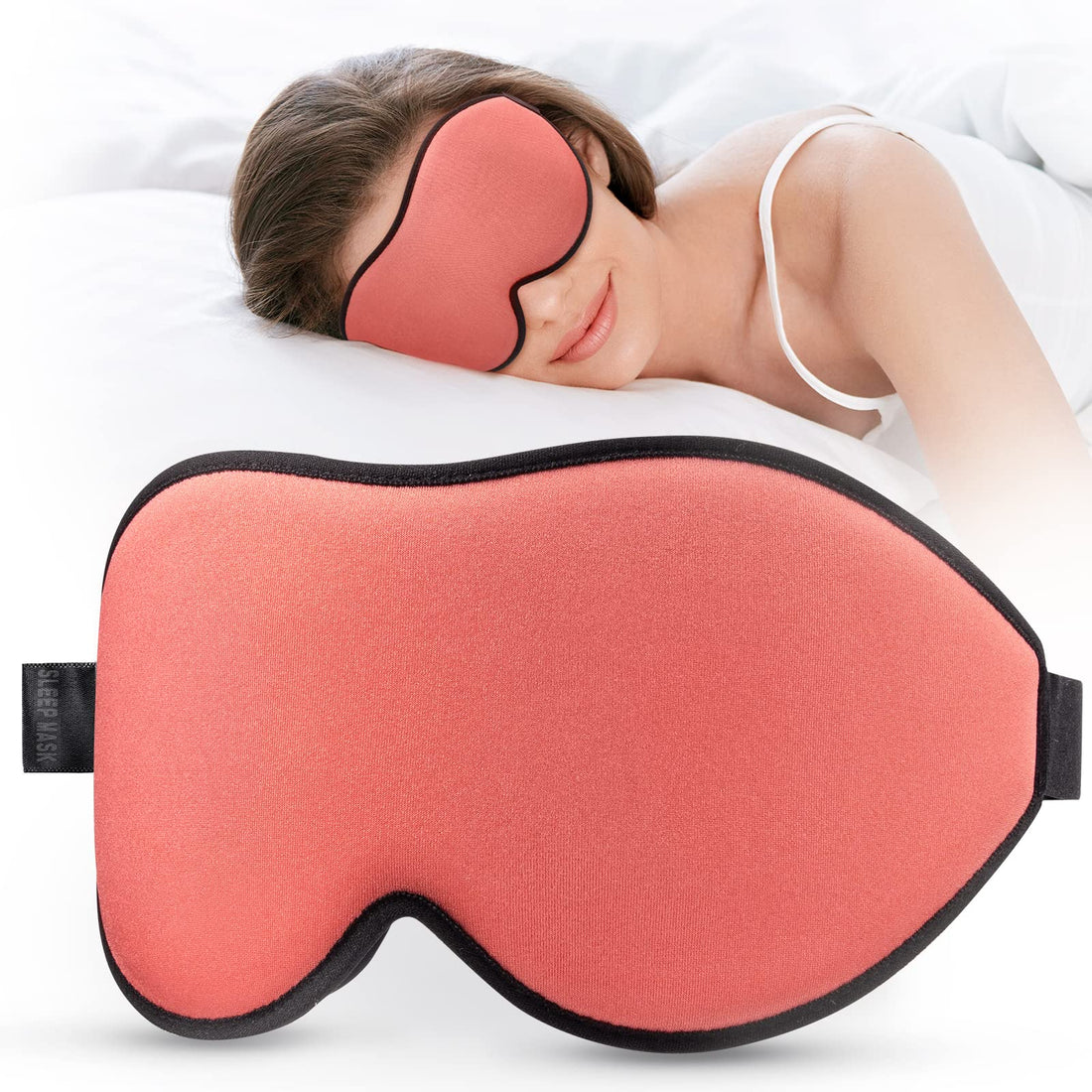 LitBear Sleep Mask for Side Sleeper For Travel