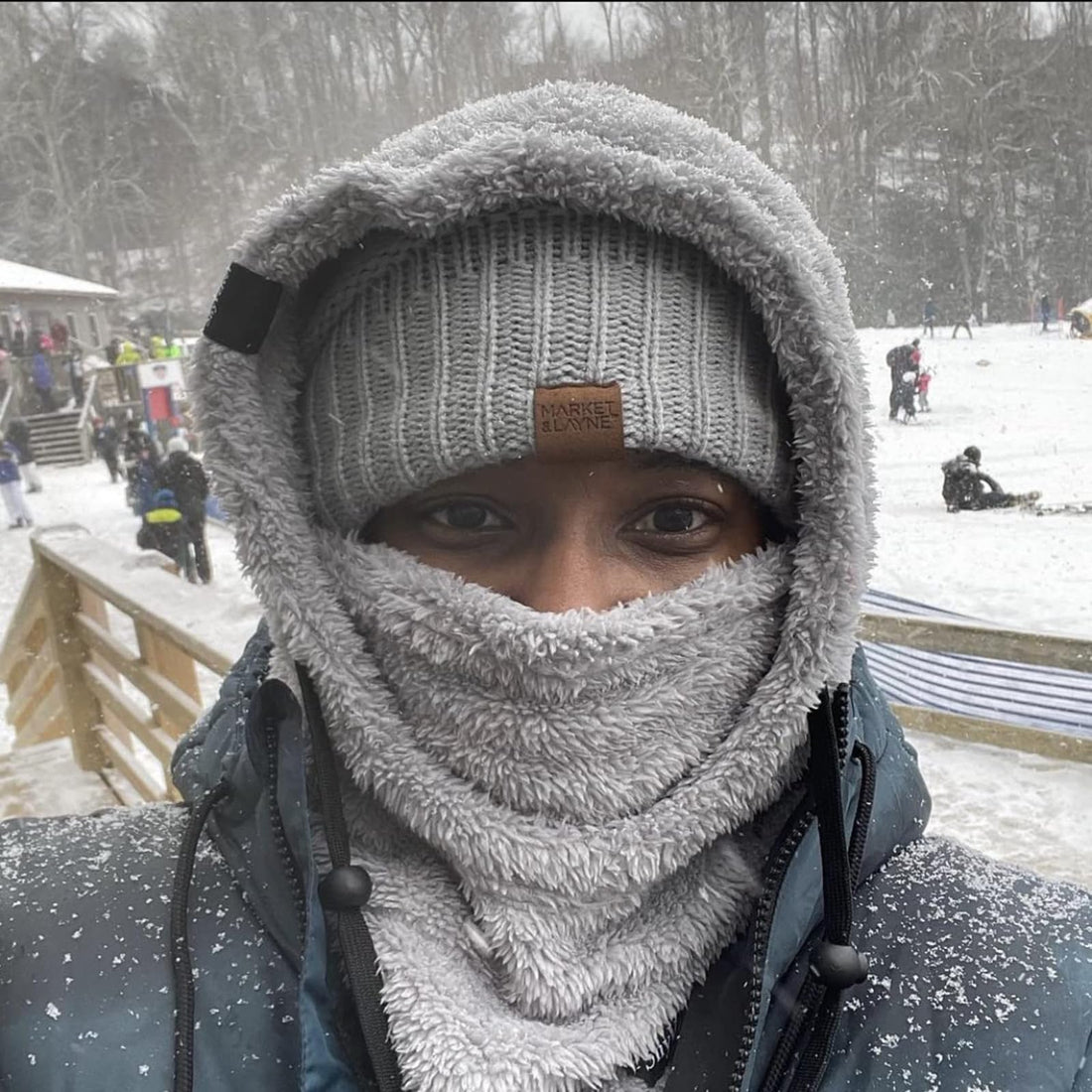 Senllen Balaclava Cold Weather Fleece Windproof Ski Mask