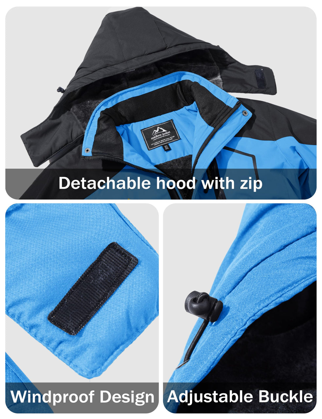 MAGCOMSEN Men's Winter Coats Snow Jacket