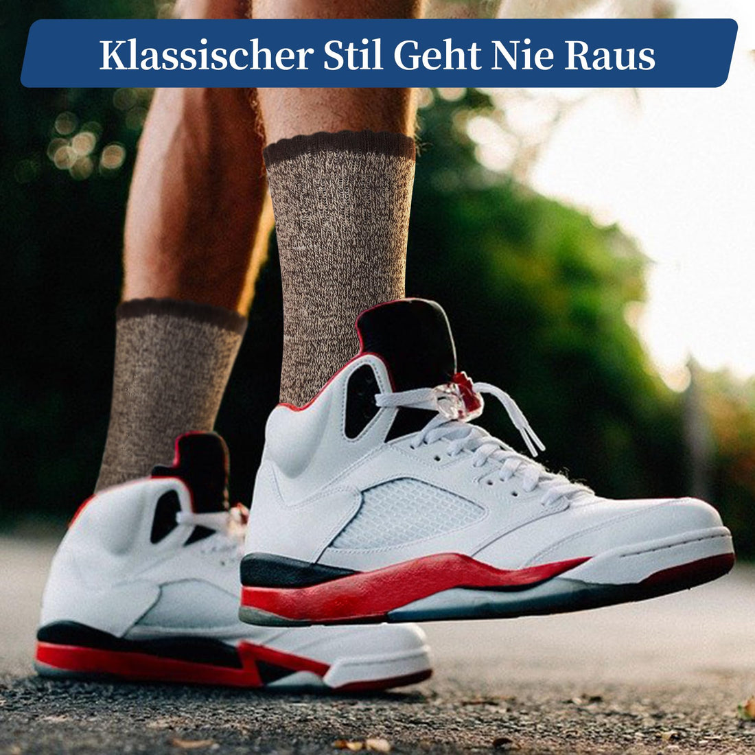 Annsuki 5 Pack Mens Merino Wool Socks for Winter