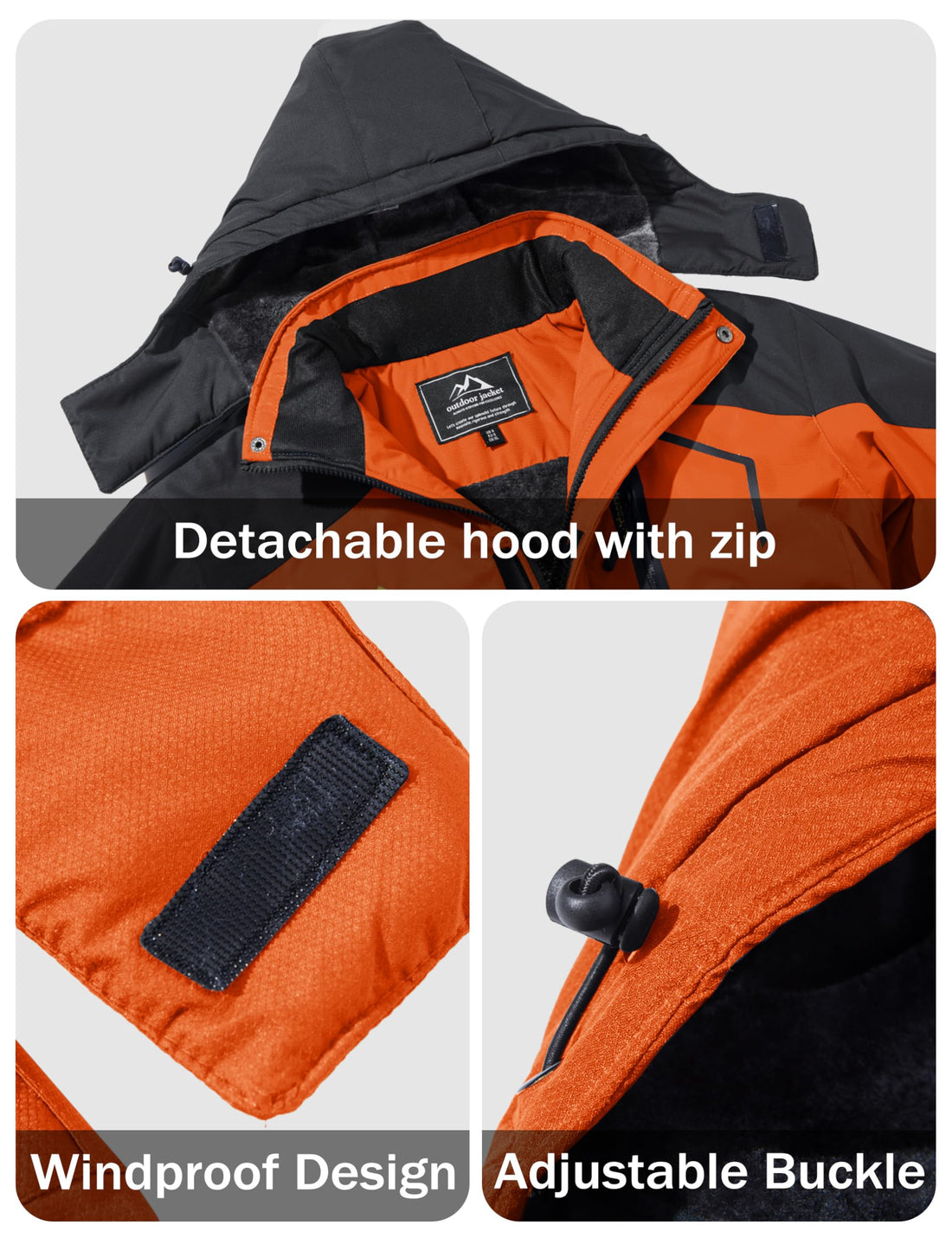 MAGCOMSEN Men's Winter Coats Snow Jacket