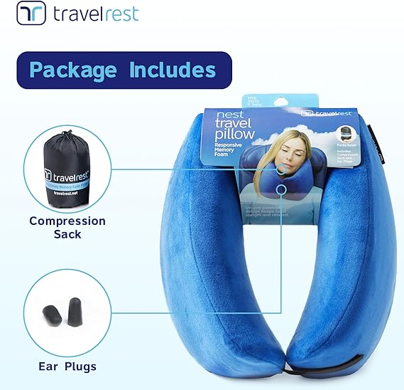 TRAVELREST Nest Neck Pillow Travel Essentials