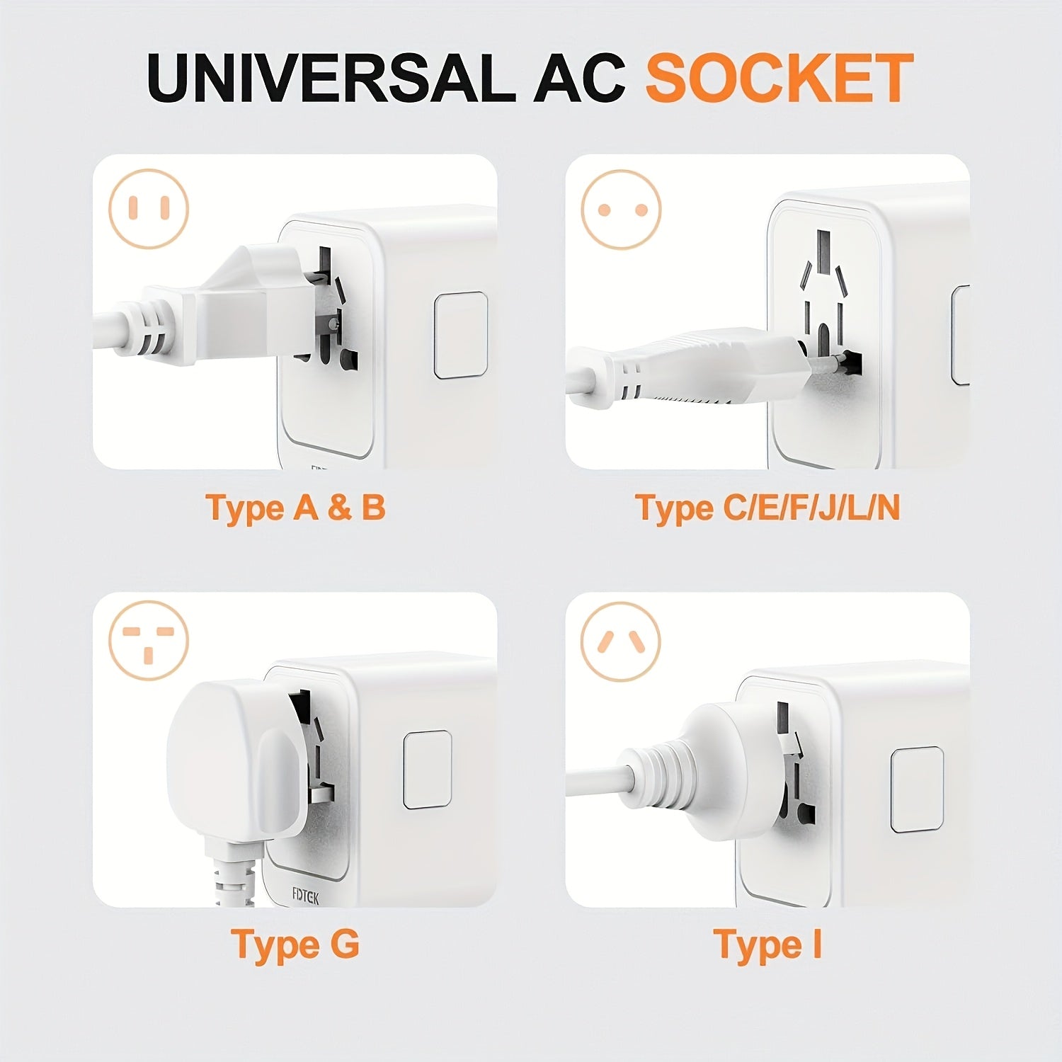65W Universal Travel Adapter