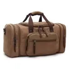 Stylish Markroyal Canvas Large Capacity Hand Carry Gym and Travel Duffle Bag