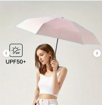A mini sun umbrella, compact and portable pocket umbrella
