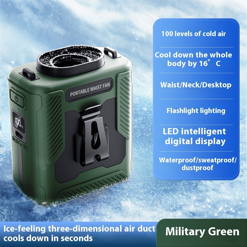 Outdoor Portable Cooling Fan Wrist Hanging