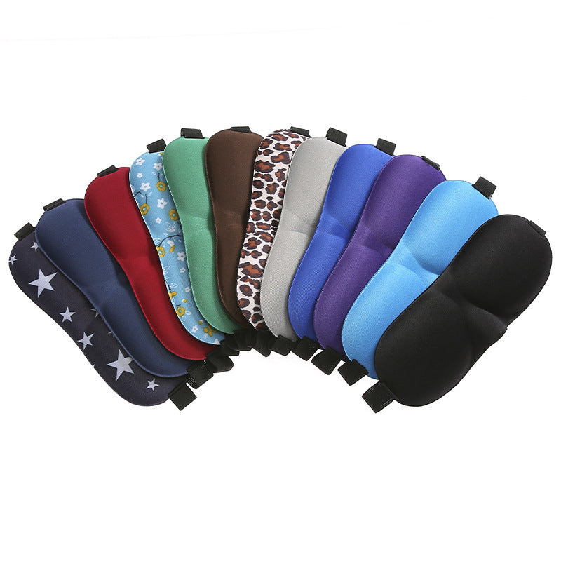 Lightweight and Reusable Blackout Sleep Eye Protection 3D Contoured Eye Mask